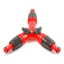 3구 수압조절 호수분배기 호수연결구 수도연결 양갈래, 1개