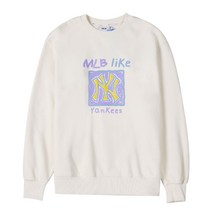 MLB 남녀공용 풀 오버 맨투맨 3AMTL6116-50CRS
