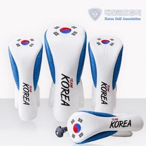 GR 골프 국가대표 공식 드라이버 우드 헤드커버 세트 - 크로커 블루