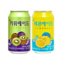 일화 [1+1] 레몬에이드 350ml x 24캔 + 키위에이드 (총48캔), 단품없음
