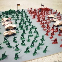 토이스토리 피규어 군인, 모형병사(빨강-100개입)