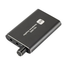 HiFi 헤드폰 앰프 휴대용 3.5mm 스테레오 오디오 출력 스위치 전원 듀얼 2 단 부스트 포함, 한개옵션0