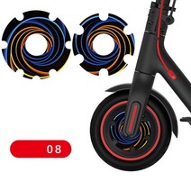 전동 스쿠터 킥보드 부품 악세사리2Pcs 전기 스쿠터 PVC 방수 접착제 다채로운 필름 액세서리 샤오미 M365/, 11 8
