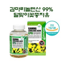 달맞이꽃종자유 캡슐 달맞이꽃 영양제 달맞이종자유 효능 GLA 감마리놀렌산 240 캐나다산 비타민E 월경전 중년 여성 피부 콜레스테롤 식약처인정 식약청 대용량, 180(캡슐)_ 2