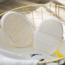 천연 수세미 샤워타올, 1개