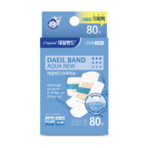 대일밴드 아쿠아뉴 방수밴드 혼합형 80p 세트, 2세트