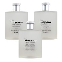 니오베 더 모나나 블랙 옴므 애프터쉐이브 스킨 140ml 남성화장품 남자, 3개
