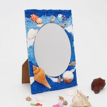 [꿈상자네248]여름바다 거울액자, 단품