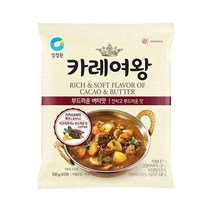 청정원 간편식 청정원 카레여왕 부드러운 버터맛 108g 집밥 도시락 식자재 캠핑 별미, 12개