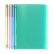 삼정 라운드 쫄대파일 둥근 레일 쫄대화일 8mm 대용량 A4 10매, 1팩, 청색