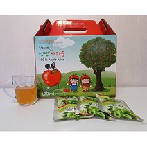 청정 고냉지 풋사과즙 50포 120ml/박스