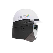 안전모 방한패딩 방한귀마개 귀덮개 패딩모자 귀도리, 안전모 패딩귀덮개_검정