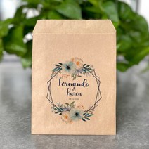 크라프트박스개인 결혼식 호의 가방 3 "x "x9" 종이 선물 파티 화이트/크래프트 쿠키 바 간, 12 Kraft_01 8x15cm 30pcs