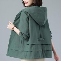 여성 바람막이점퍼 등산 방수 바람막이자켓 캐주얼 윈드 브레이커 올 매치 후드 탑 조수