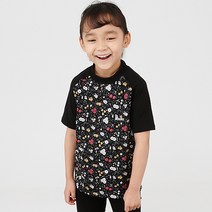 롤리핏 아동요가복 쿨링소재 여아 스포츠 여름반팔티셔츠
