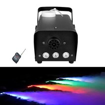 스모그머신 포그머신 안개효과 특수조명 미니 500w led rgb 무선 원격 제어, 빨강 초록 파랑 혼합, 나는 플러그