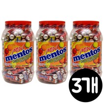 미니멘토스 1kg(100개입) x 3통 /대용량사탕/담라, (무배)미니멘토스 100입 1kgx3통, 1kg, 3개