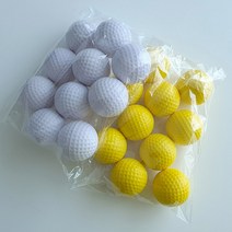 리드스포츠 실내골프공 연습용 스폰지공 골프안전볼 연습골프공 10p 세트 스펀지공 고무골프공, 스펀지골프공 10p (화이트_SH-0081)