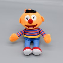 그물 적조 브랜드 Sesame Street Kwas Sesame Street ELOM 아이 모 플러시 장난감 인형 펜던트 인형, 좌석 높이는 약 20cm, 혼합 스타일 팩 10개,, 안자이