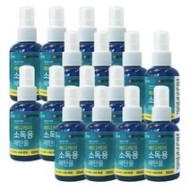 메디케어 소독용 에탄올 50ml 스프레이타입 살균 소독제, 12개