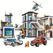 레고 호환 재고 있음 경찰서 10660 936Pcs 도시 경찰서 벨라 빌딩 블록 호환 도시 MOC-60141 벽돌 크리스마, 01 10660_01 Paper instructions