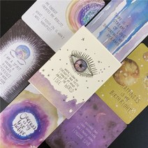 색채타로 신점타로 타로카드 최신 카르마 운 안내 말하는 점 데크 보드 게임, ts22