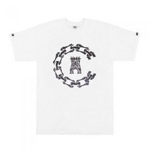 [롤스트릿] 크룩스앤캐슬 BONEZ CHAIN C SS TEE - WHT(1540707)