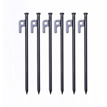 캠핑 단조팩 김주임 콜팩 타프 텐트 팩 쇠 말뚝 20cm, 블랙-25cm