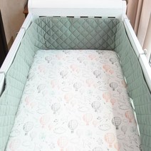 침대 안전 가드 난간 범퍼 쿠션 낙상 방지 가정용 모서리 보호 꽈배기 데이베드 매트, 블루 30x190cm