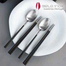 벨로아이녹스 [벨로아이녹스] 블랙 실버 2인 한식 수저 선물세트, 선택완료, 단품없음