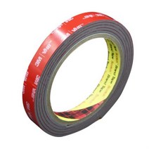 3M 4991 VHB 회색 초강력 폼양면테이프 15mm X 1.5M 블랙박스테이프 강력테이프 초강력양면테이프 몰딩양면테이프 3MVHB