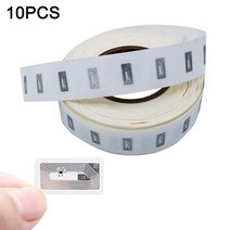 NFC 칩 Ntag213 스티커 습식 인레이 2*1cm 13.56MHz RFID NTAG213 라벨 태그 안테나 Nfs Wifi 10 피스