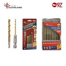 클리브랜드 하이스 코팅 드릴 육각 섕크 6P 10P, 18. 10P 세트