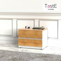 [가구의취향] 테이스트 거실장 시리즈 B타입 600 서랍형 / 티비장 / 협탁 / 낮은 거실장, B타입-600mm(2단 서랍형), 화이트