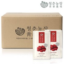 청춘농장 대추즙 실속형 60포, 보은 대추즙 실속형 60포/free