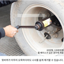 화물차 트럭 타이어렌치 자동차타이어 변경도구, 165 표준 렌치소켓 2개 포함