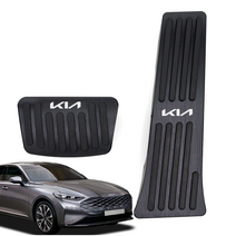 크립톤 알로이 페달 스포츠 오르간 기아 현대 자동차 차량 순정형 튜닝 용품 악세사리, 블랙(각인가능), K8 GL3