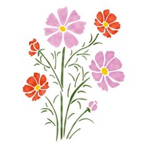 [바보사랑] 스텐실 도안(ST-3131)코스모스