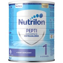뉴트릴론 펩티 1 Nutrilon Pepti 1 800g 유당불내증 분유 0-6개월 1개