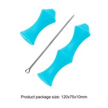 1 pc 양궁 손가락 가드 보우 스트링 핑거 세이버 탭 리 커브 보우 실리콘 핑거 릴리스 핑거 프로텍터 기어 액세서리, CHINA, Blue 1pcs