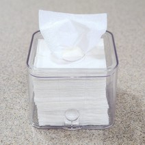 키다리아저씨 냅킨 케이스 자동 높낮이 냅킨통, 1개, 투명
