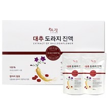 유경식품 대추 도라지 효능 발효대추도라지즙 100ml 25포