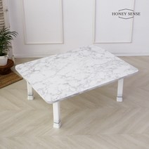 [허니센스] 국산 밥상 집들이 잔치 상 접이식 손님상 2인용 3인 4인용 테이블 800x600, 비앙코까라라