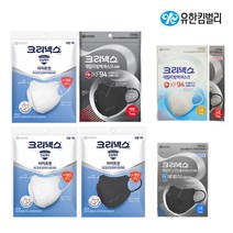 유한킴벌리 크리넥스 KF80 KF94 데일리 입체형 황사마스크 새부리형 소형 중형 대형, 10매, KF-94소형