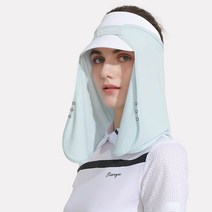 아도레 얼굴햇빛가리개 캡선가드, 블루