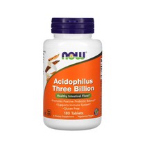 나우 푸드 애시도필러스 30억 180정 Acidophilus Three Billion, 1팩