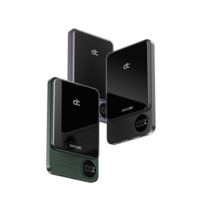 맥세이프 보조배터리 5000mAh 디큐브 맥션 아이폰 초고속충전 + 맥세이프링 / USB케이블, 오키드 퍼플