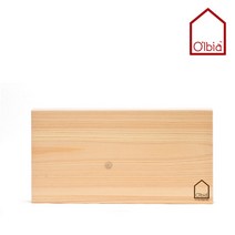 올비아 편백나무도마 반절 42x22cm (중)/원목도마