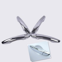 문콕 방지 도어 가드 funduoo for hyundai tucson 2015 2016 2017 2018 2019 2020 new chrome car door handle 무료, 없음