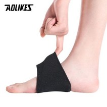 발목보호대 AOLIKES 아치 패드 평발 교정용 안창 슬리브 쿠션 족저근막염 통증 완화 발, [01] 1PCS